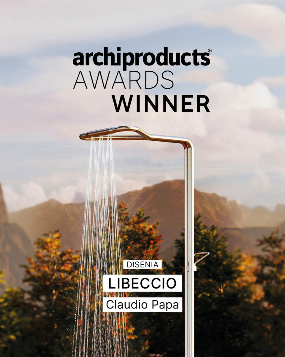 La columna de ducha Libeccio fue premiada en los Archiproducts Design Awards 2024 - The Wellness Collection